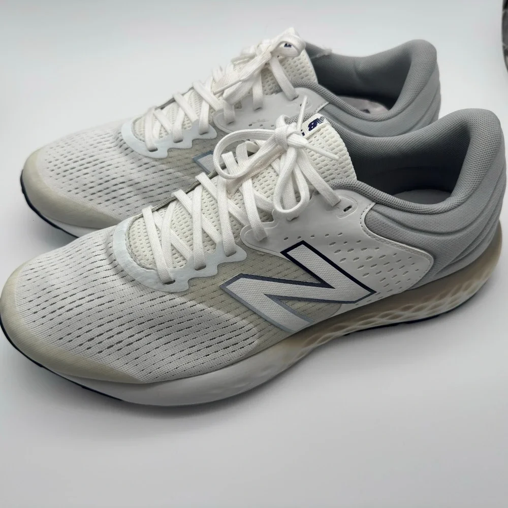 New Balance 520v7 White Gray Running Shoes Men's 14 4E Extra Wide M520RW7